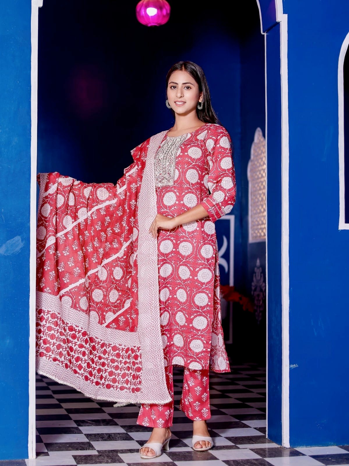 Rosabagh Block Print Kurti