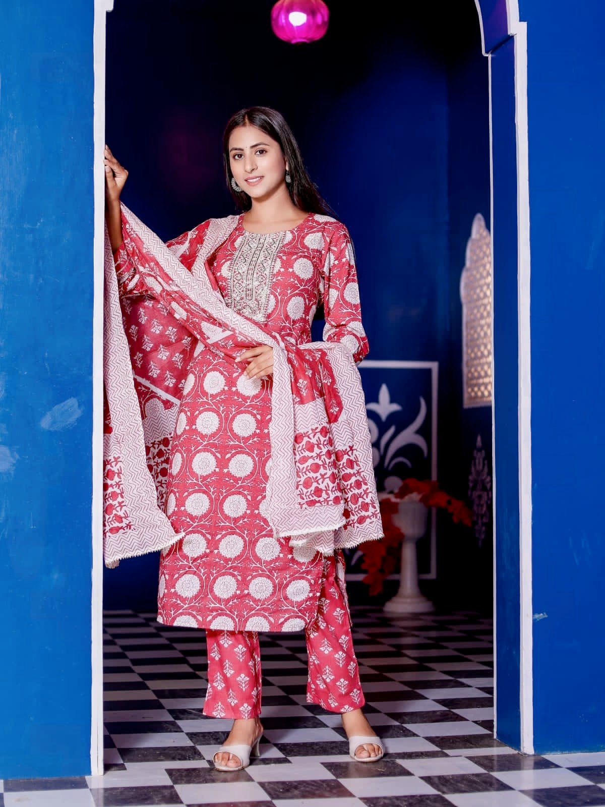 Rosabagh Block Print Kurti