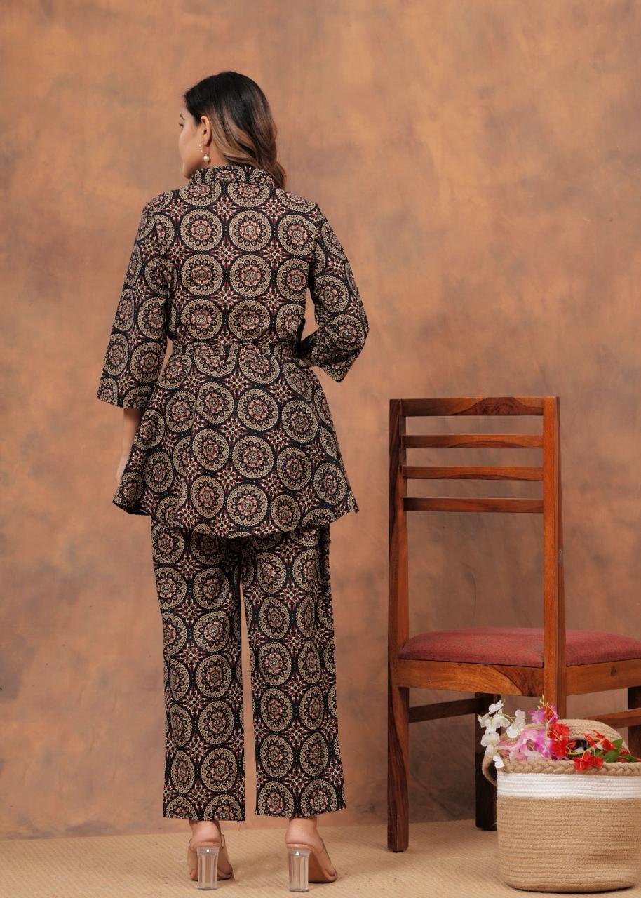 Black elegant Co-ord set