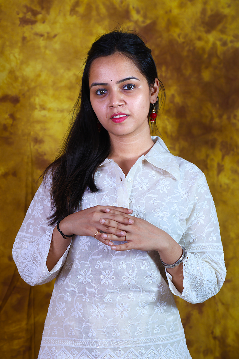 White Chikankari Co-ord Set 2